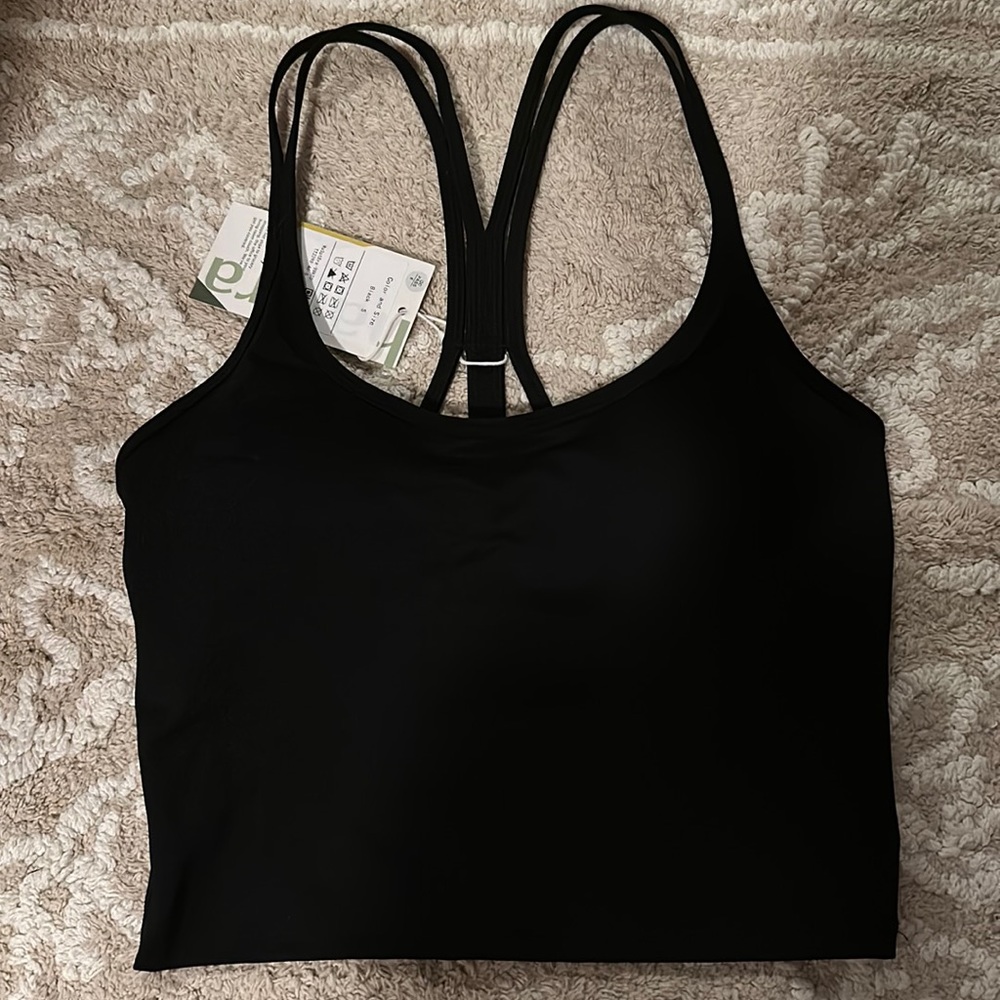 Halara Black Sports Bra Yoga Tank